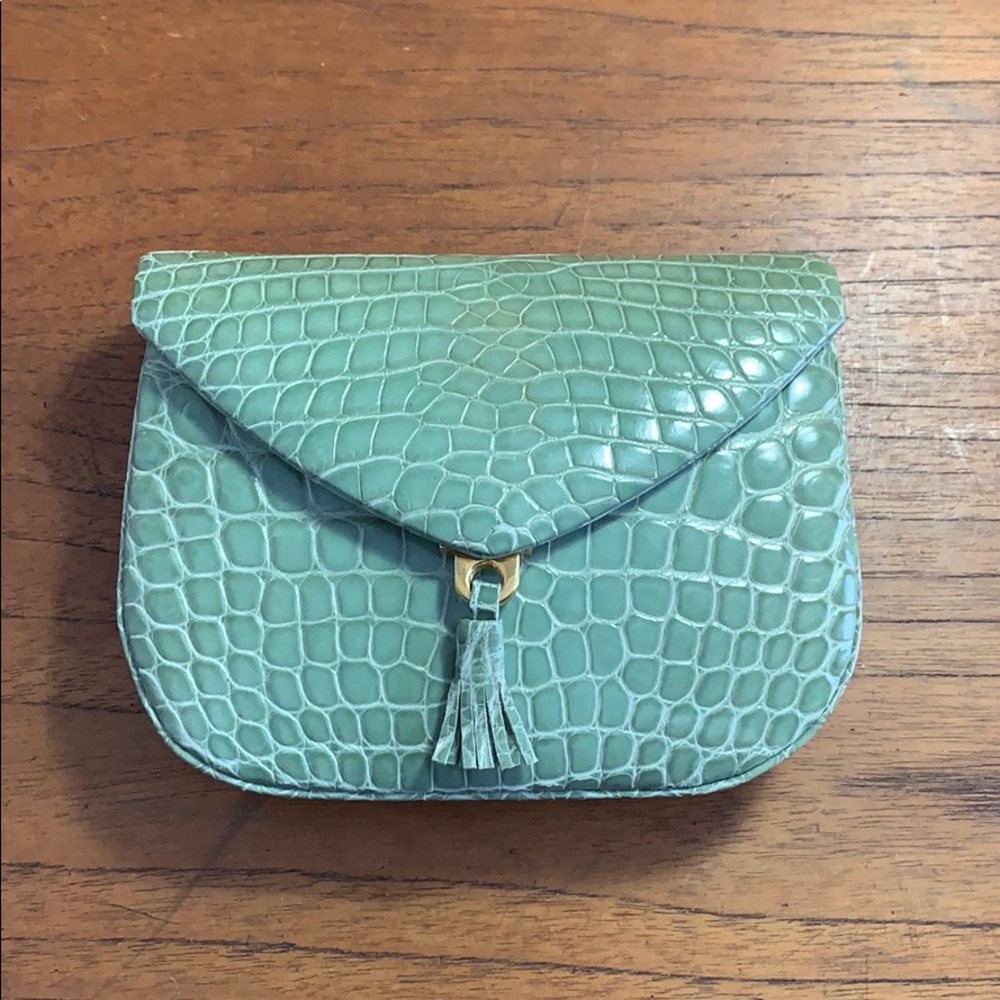 Vintage Helene Arpels Alligator Clutch Bag